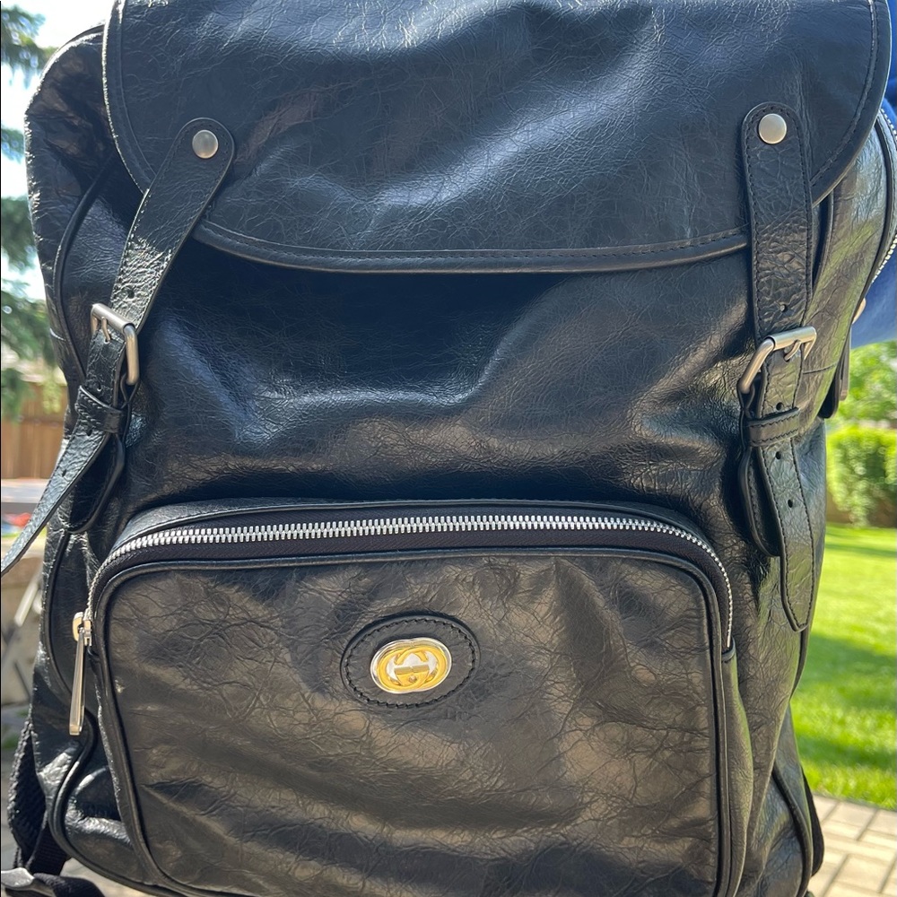 Mens GUCCI backpack.